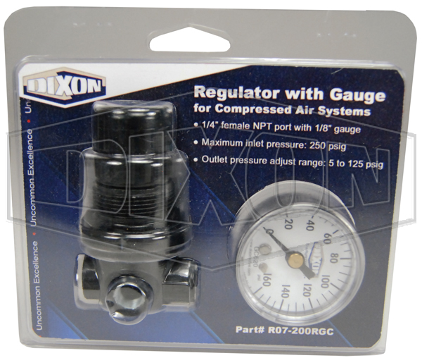 R07 Series 1 FRL's Carded Miniature Regulator